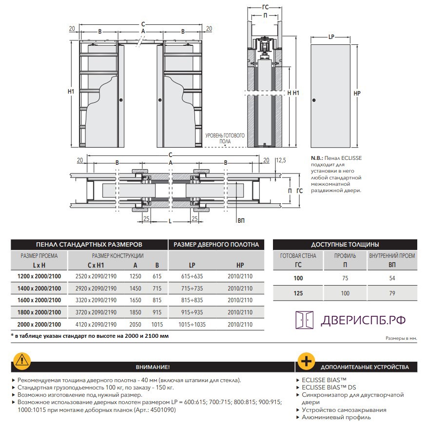 Eclisse unico пенал инструкция